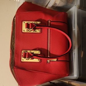 Charming Charlie Red Satchel Bag